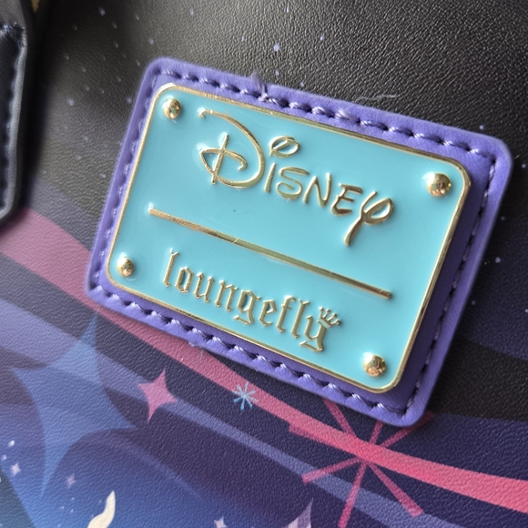 Loungefly Princess Print Bag - Navy - Picture 6 of 7